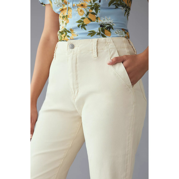 NWT Paige Drew Mid-Rise Relaxed-Leg Jeans - 34 waist - Picture 4 of 6